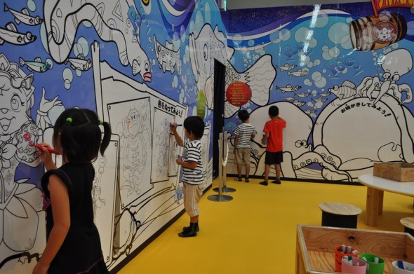 ダルのお絵かきウォール