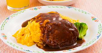 ハンバーグオムライスセット