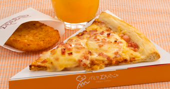 ベーコンポテトピザセット