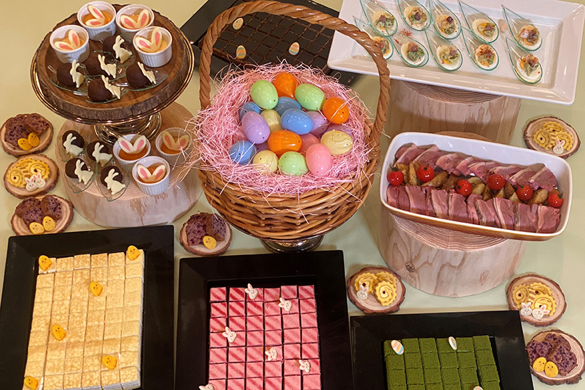 ディナーバイキングにイースターをテーマにしたコーナーのイメージ画像