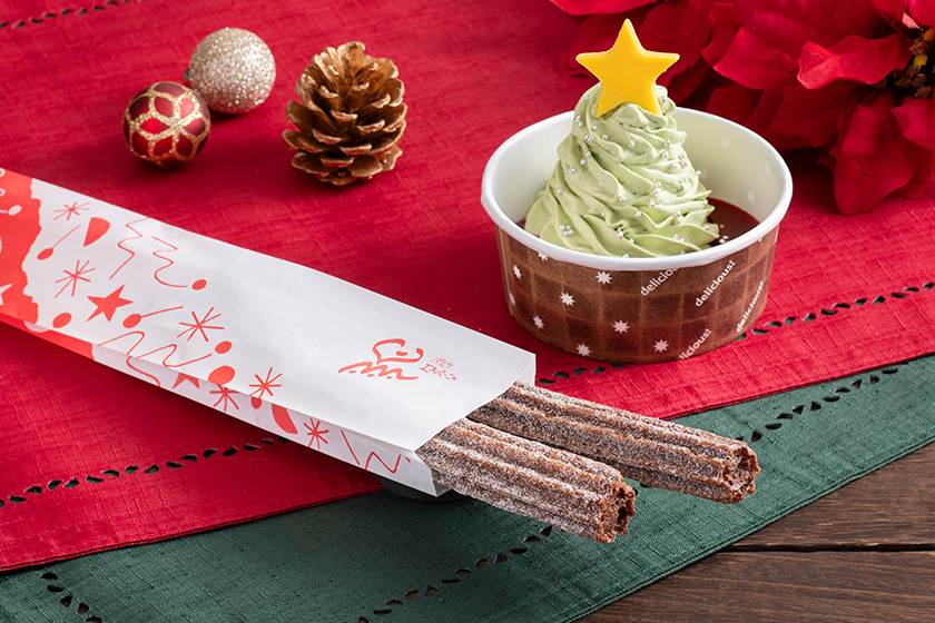 クリスマスツリーチュロス